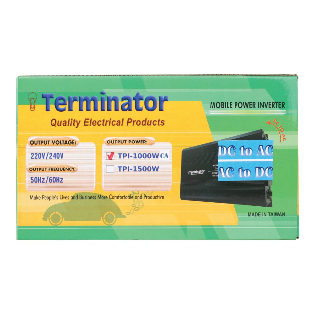 Power Inverter With Charger | Terminator Electrical Products