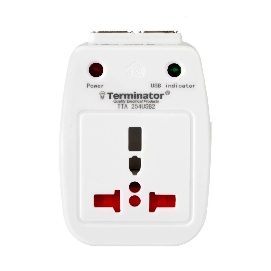 Travel Adaptors TTA 254 USB2