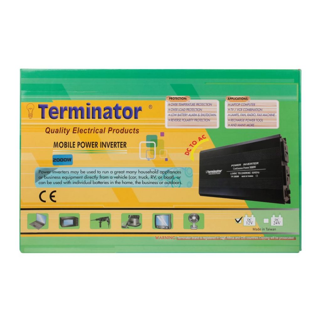 Power Inverter TPI 2000W Terminator Electrical Products