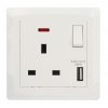 Wall Plate with One UK Socket