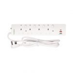 4 Way UK Power Extension Socket