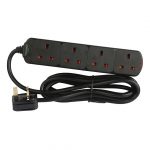 4 Way UK Power Extension Socket