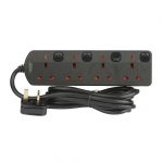 4 Way UK Power Extension Socket