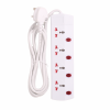 4 Way Universal Power Extension Socket