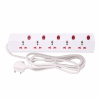 5 Way Universal Power Extension Socket