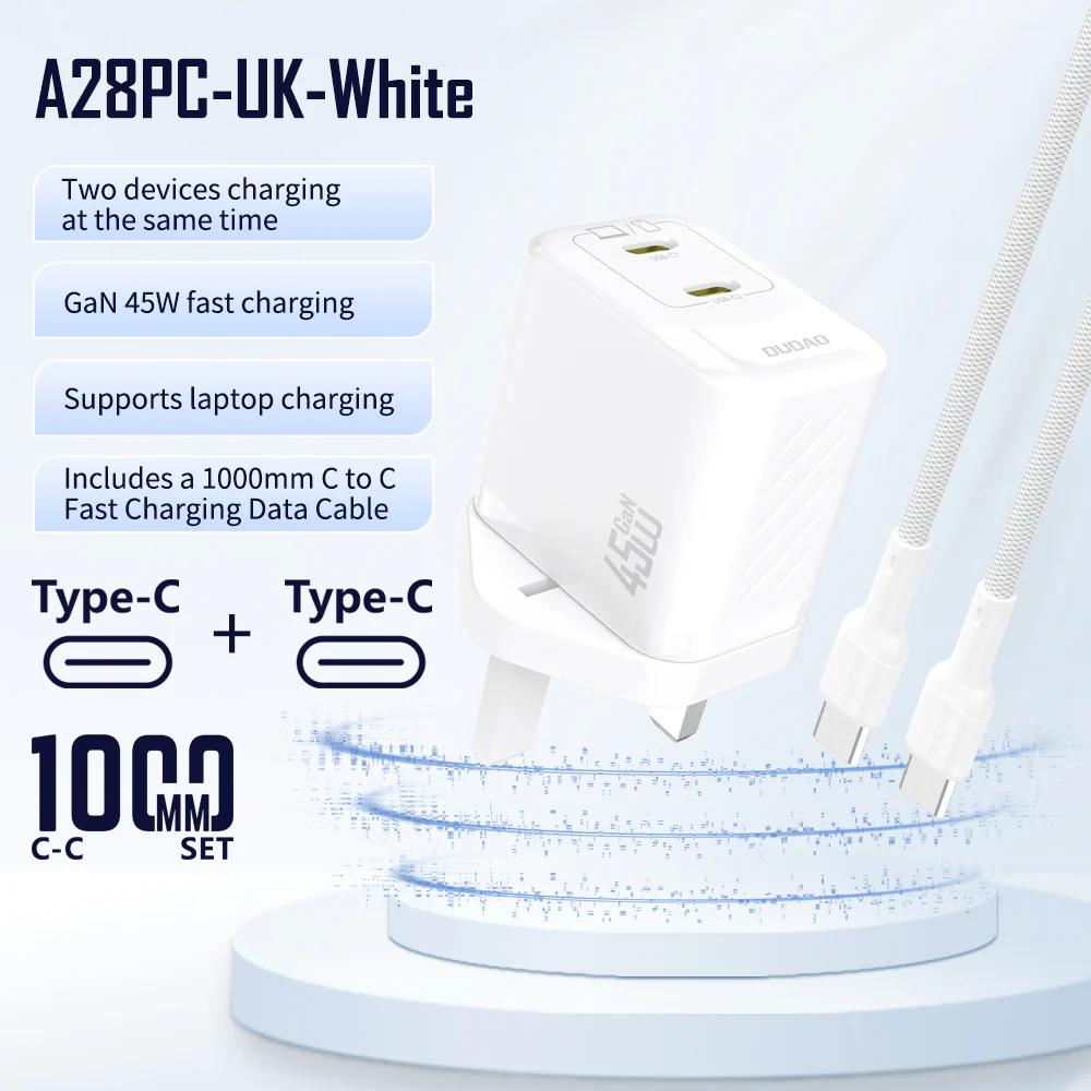 A25UKT-W 25W TYPE-C HOME CHARGER 1.2M