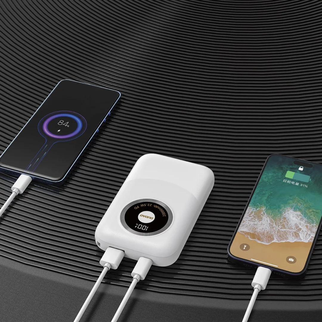 K21-G 22.5W PD 10000MAH POWER BANK -GRAY