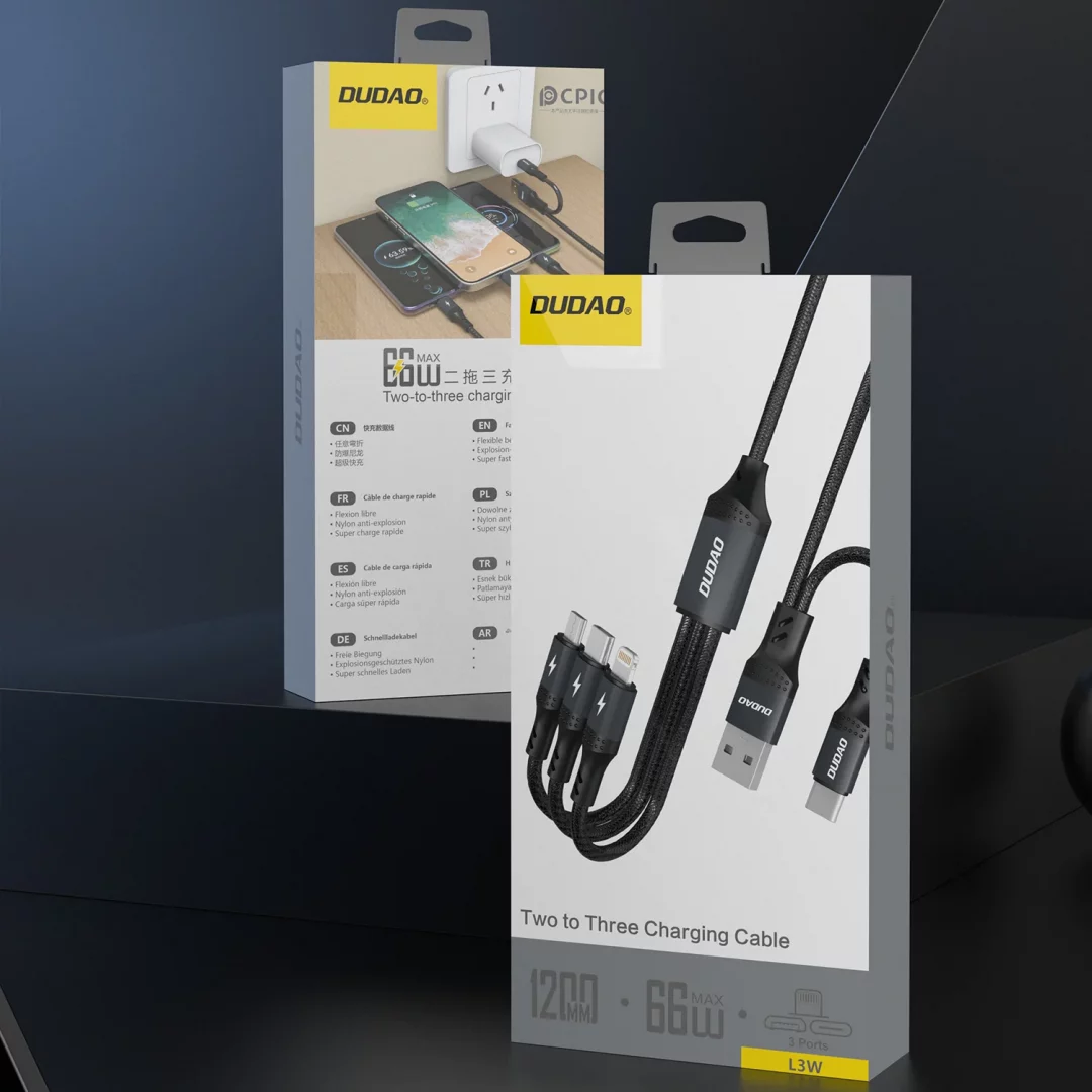 L3W 2 to 3 66W data cable