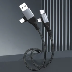 L20PRO-B 4 IN 1 SPRINGS CHARGE CABLE 65W -BLK