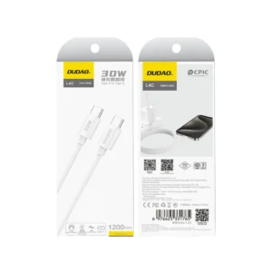 L4C-1.2MW 30W TYPE-C TO C DATA CABLE 1.2M
