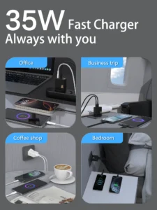 A27MaxUK-B PD+QC 35W UK PLUG