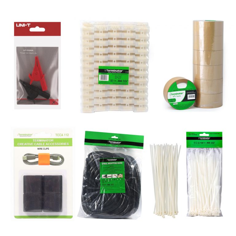 Cable Ties, Clips, Connectors, Tapes