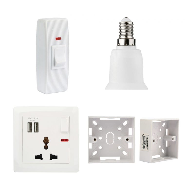 Lamp Holders, Bed Switches, Wall Sockets & Junction Boxes