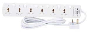 Power Extension Socket With 3USB